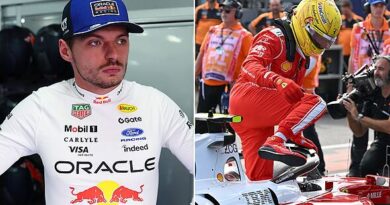 F1 LIVE: Max Verstappen hit with grid penalty as Lewis Hamilton forced to abandon session