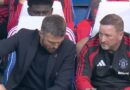 What Michael Carrick did immediately after Lisandro Martinez red card speaks volumes